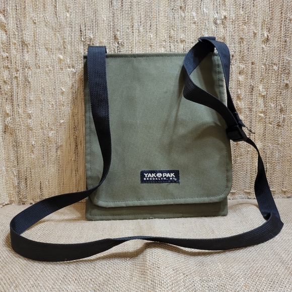 Yak Pak Bags Yak Pack Army Green Cross Body Bag Poshmark